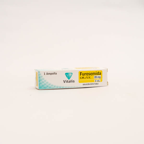 FUROSEMIDA AMP 20MG X 1  VITALIS