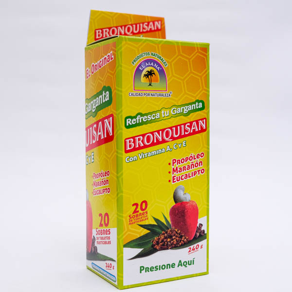 BRONQUISAN PASTILLA CAJA X 20 SOB  MANA