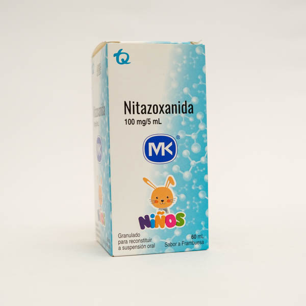 NITAZOXANIDA SUS 100MG X 60ML MK