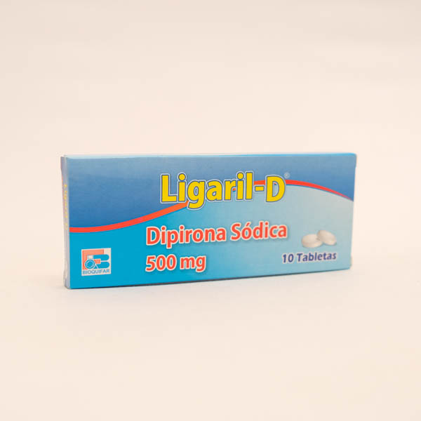 LIGARIL D TAB 500MG X 10  DIPI SOD BIOQUIFAR