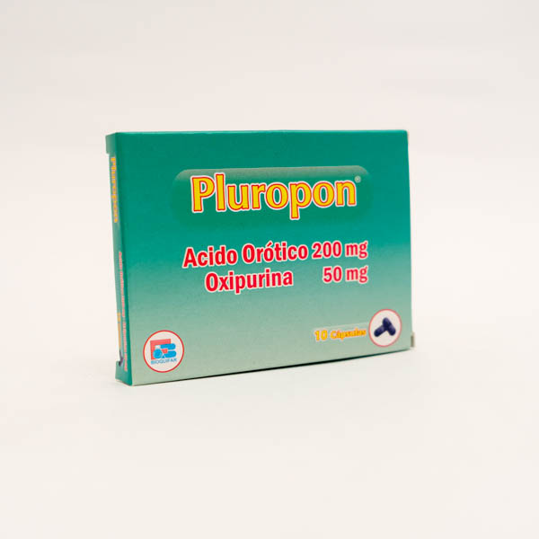 PLUROPON CAP X 10 ACID OROTIC OXIPURIN BIOQUIFAR