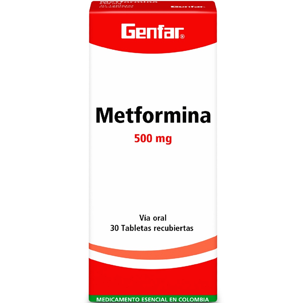 METFORMINA TAB 500MG X 30  GF