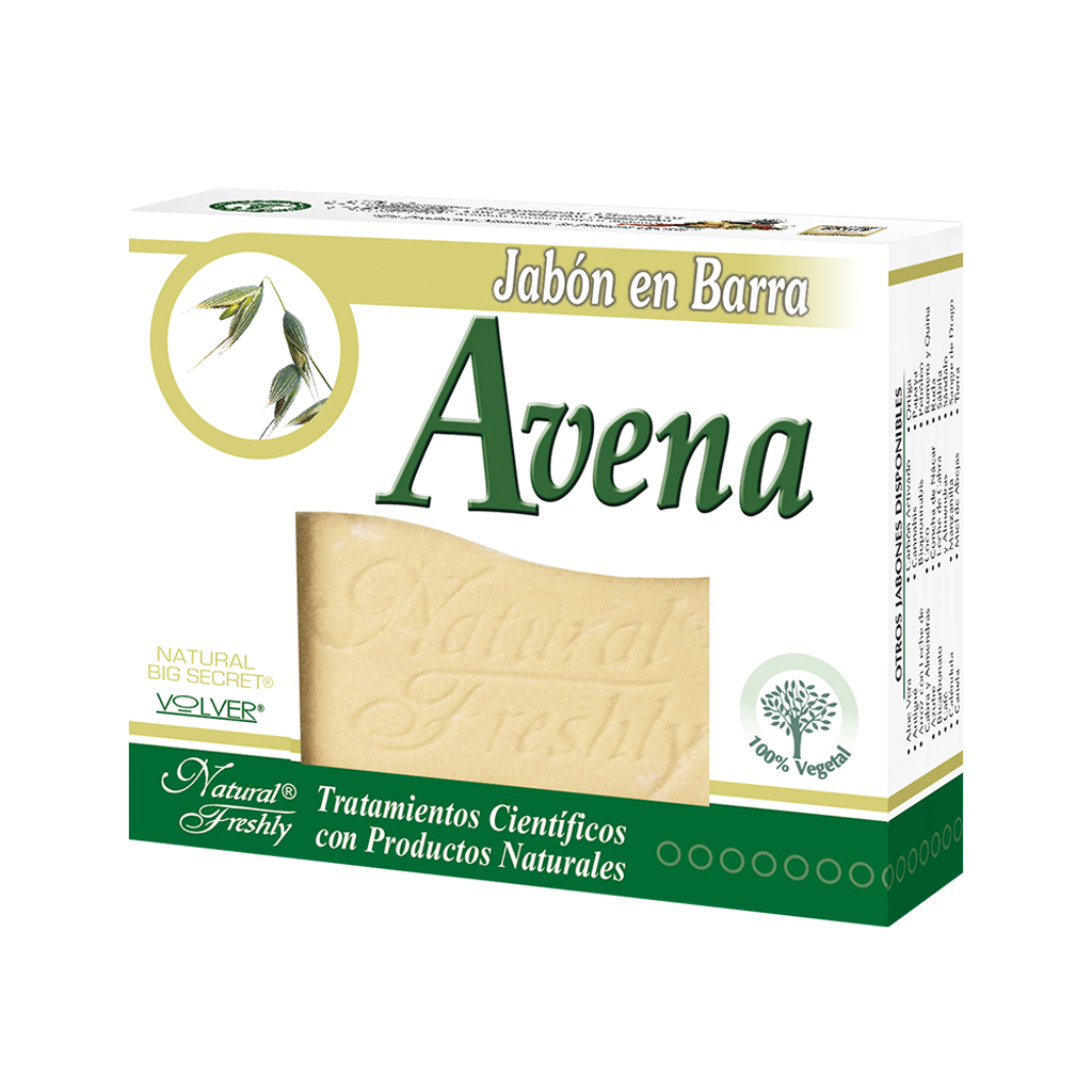 JABON DE AVENA BARRA X 90GR  FRESHLY