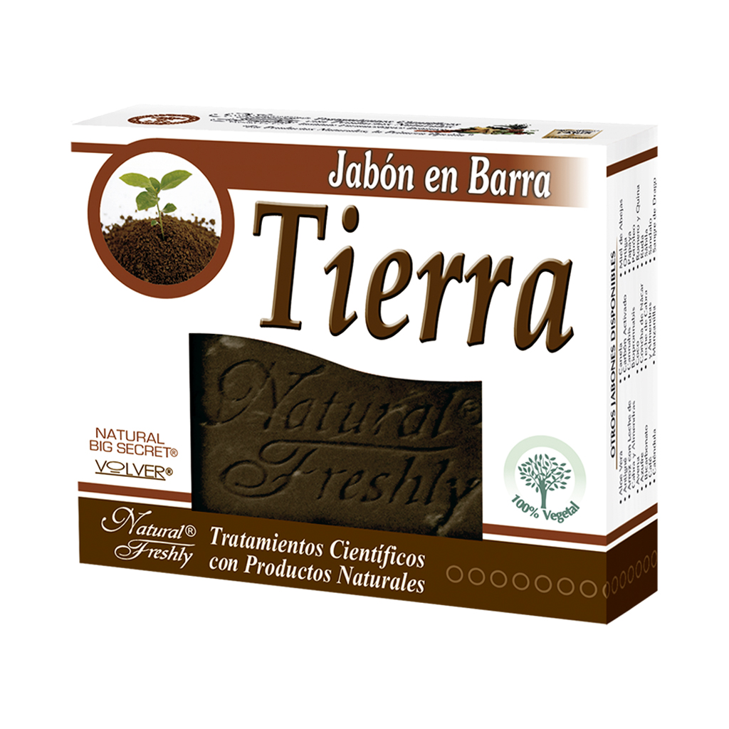 JABON DE TIERRA BARRA X 90GR  FRESHLY