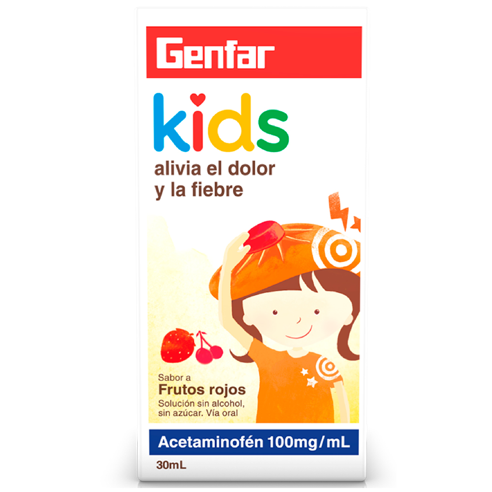 ACETAMINOFEN GOTAS 100MG X 30ML  GF KIDS