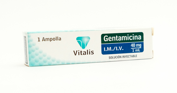 GENTAMICINA AMP 40MG X 1  VITALIS