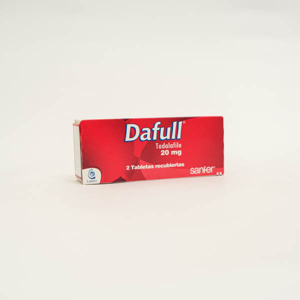 TADALAFILO TAB 20MG X 2  DAFULL  LBCO