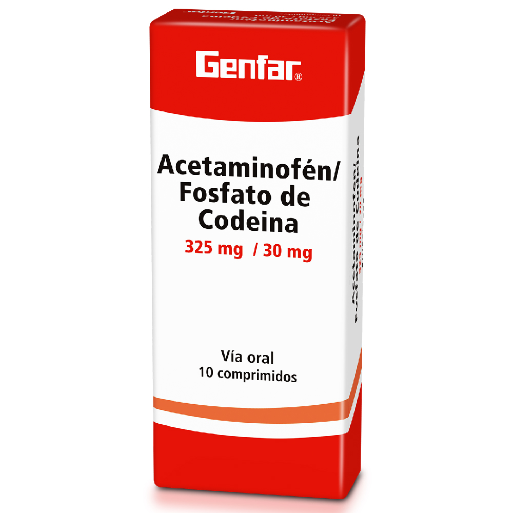 ACETAMI CODEINA TAB 325 30MG X 10  GF