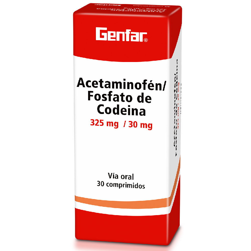 ACETAMI CODEINA TAB 325 30MG X 30 GF