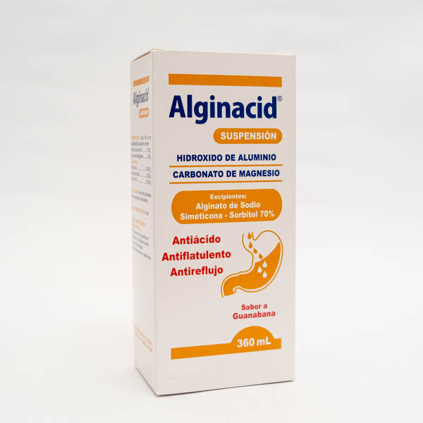 ALGINACID SUSP X 360ML HIDROXID CARB LABQUIFAR