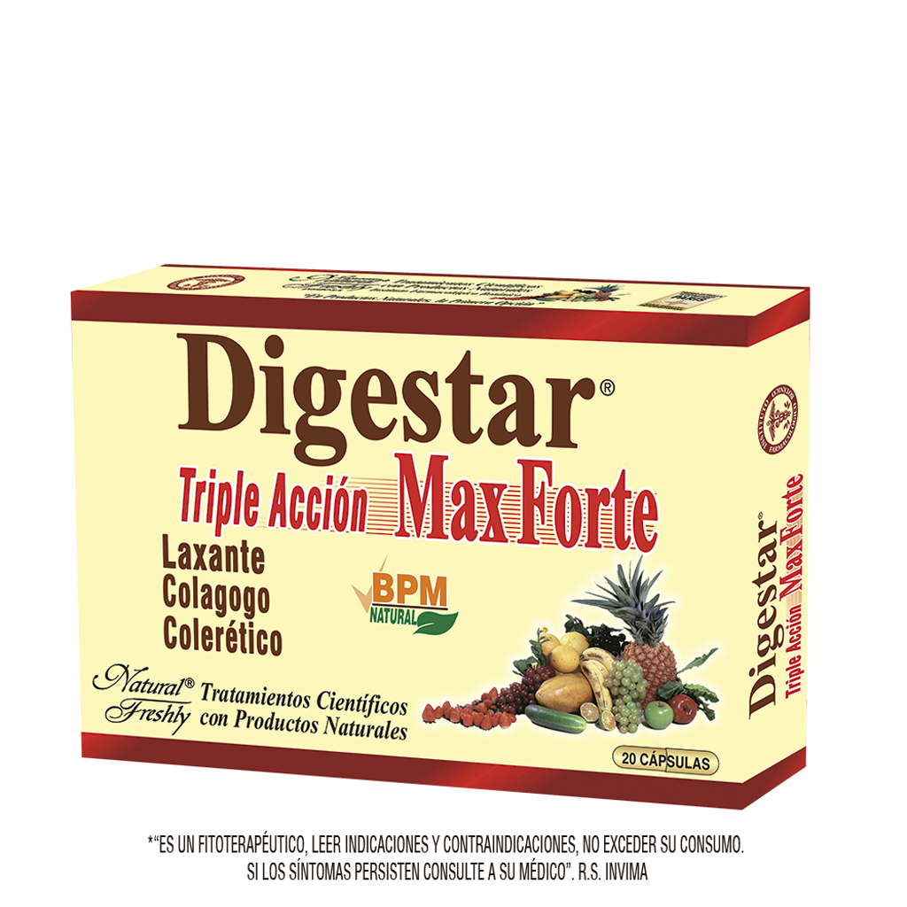 DIGESTAR MAX FORTE 500MG CAP X 20 NFRES