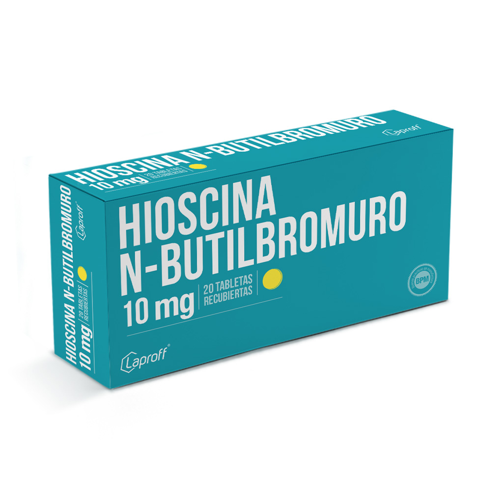 HIOSCINA BUTIL BROM 10MG X 20  LAPROFF