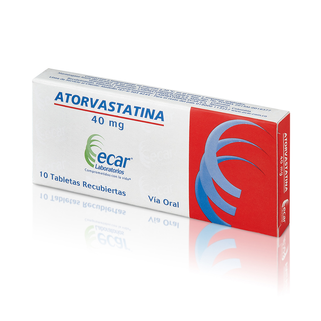 ATORVASTATINA TAB 40MG X 10  ECAR