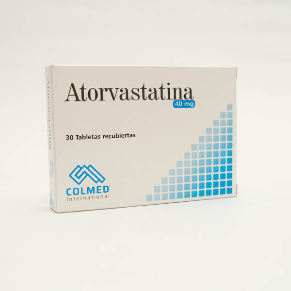 ATORVASTATINA TAB 40MG X 30 COLMED