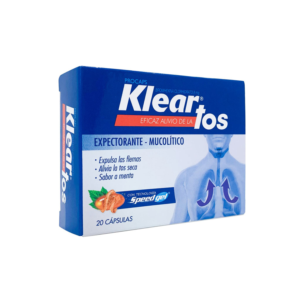 KLEAR TOS MENTA CAP CJA X 20 EURO OTC