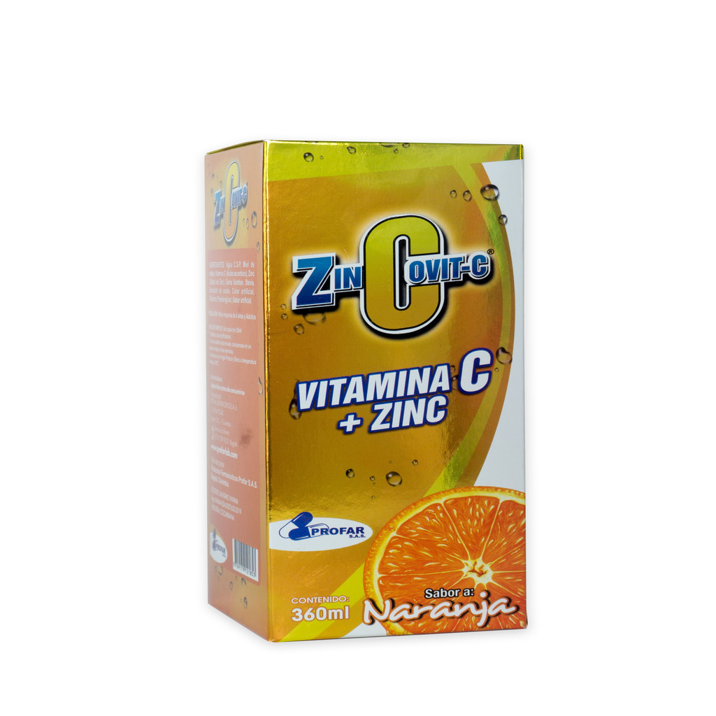 VITAMINA C ZINC TAB X 100 NARANJA PROFAR