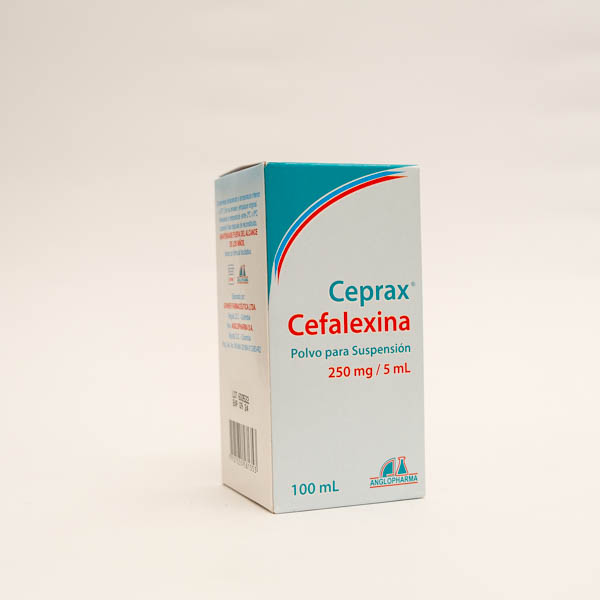 CEPRAX CEFALEXINA SUS 250MG X 100 ANGL