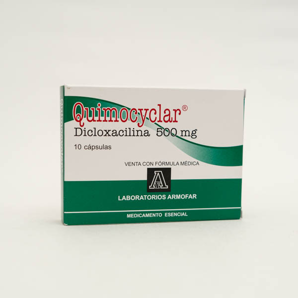 QUIMOCYCLAR CAP DICLOXAC 500MG X 10  QP