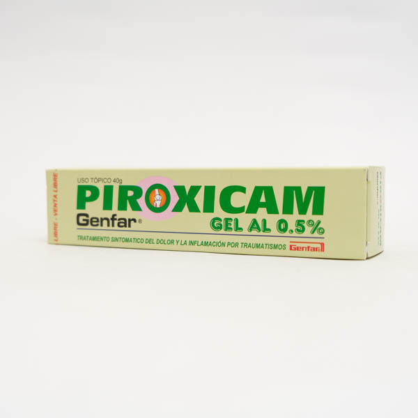 PIROXICAM GEL 40MG X 40G  GF