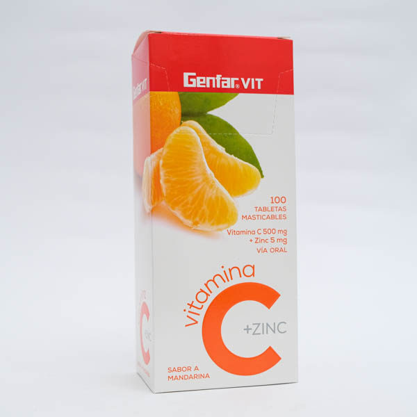 VITAMINA C ZINC MANDARINA X 100  GF