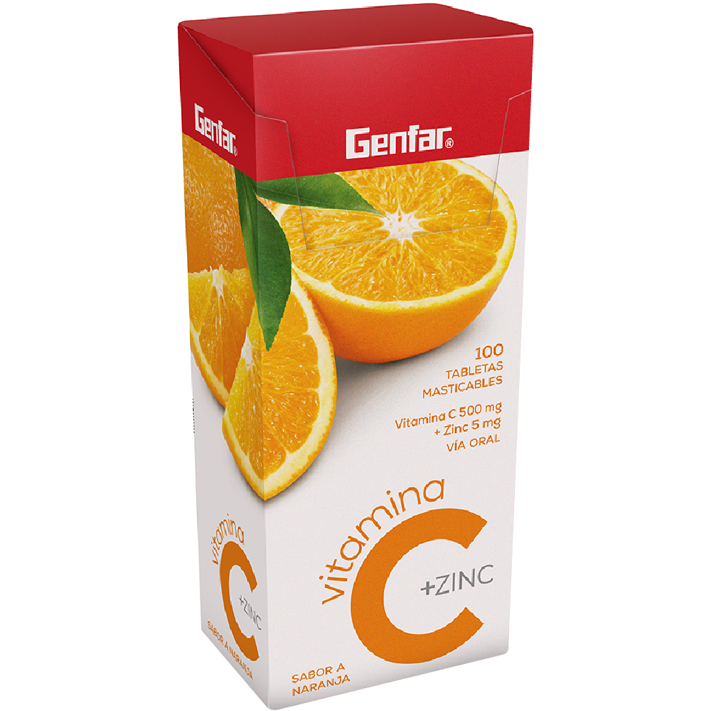 VITAMINA C ZINC NARANJA X 100  GF