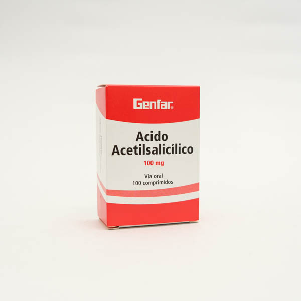 ACIDO ACETIL SAL 100MG X 100  GF