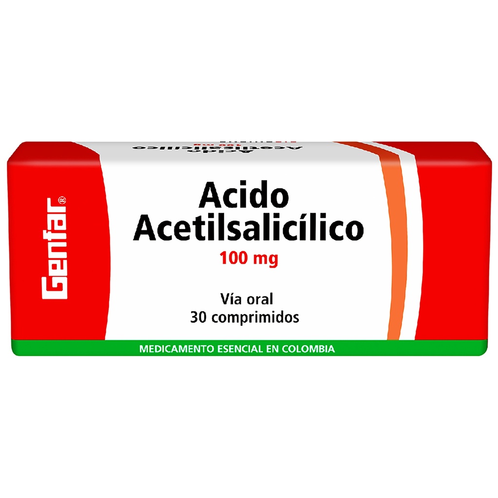 ACIDO ACETIL SAL 100MG X 30  GF