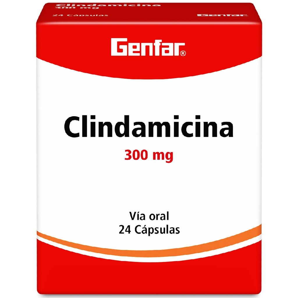 CLINDAMICINA CAP 300MG X 24  GF