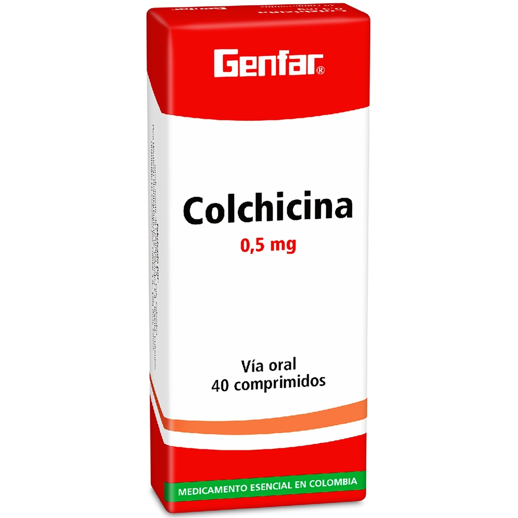 COLCHICINA TAB 0 5MG X 40  GF