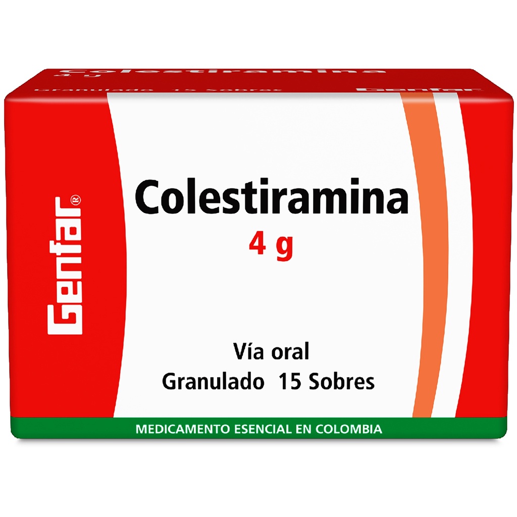 COLESTIRAMINA SOB 4G X 15  GF