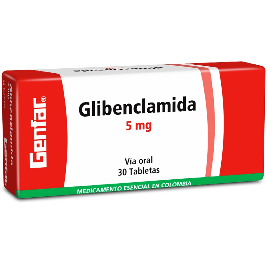 GLIBENCLAMIDA TAB 5MG X 30  GF