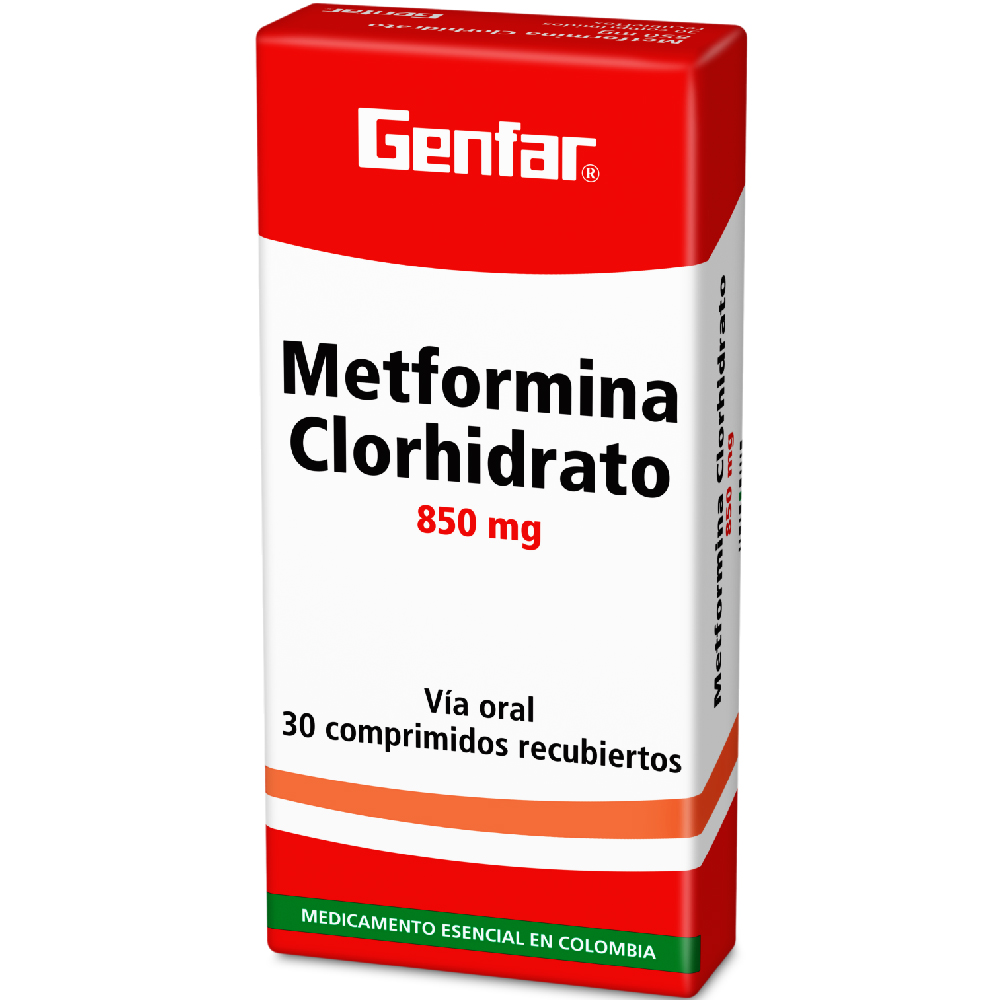 METFORMINA TAB 850MG X 30  GF