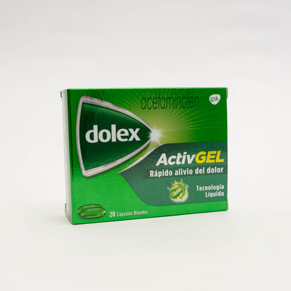 DOLEX ACTIVGEL CAP 500MG X 20  HALEON