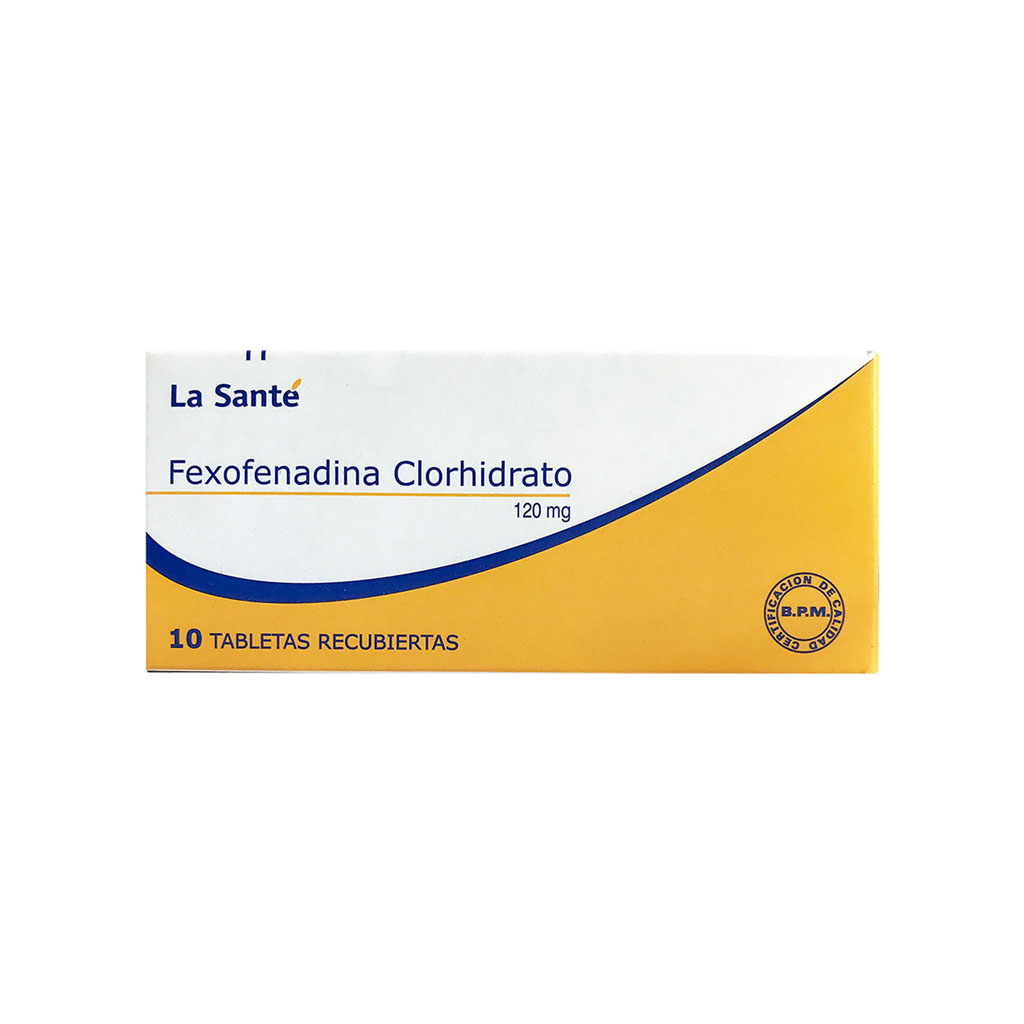 FEXOFENADINA TAB 120MG X 10  LSTE