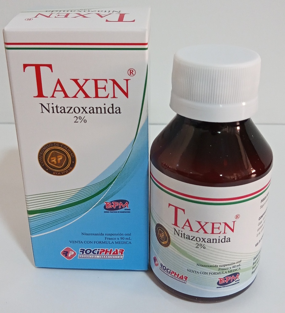 NITAZOXANIDA SUSP X 90ML TAXEN ROCIPAR