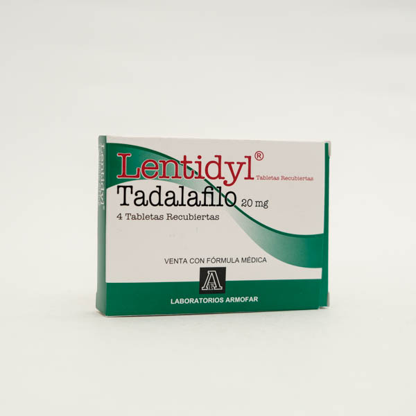 LENTIDYL TAB 20MG X 4  TADALAFILO  ARMOFAR