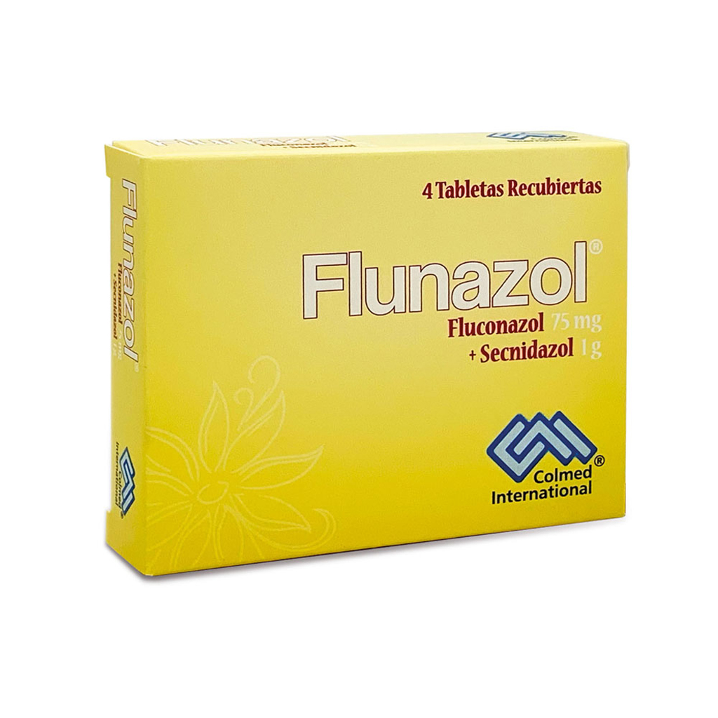 FLUNAZOL TAB X 4  FLUCONAZOL SECNIDAZOL  EURO MADURO