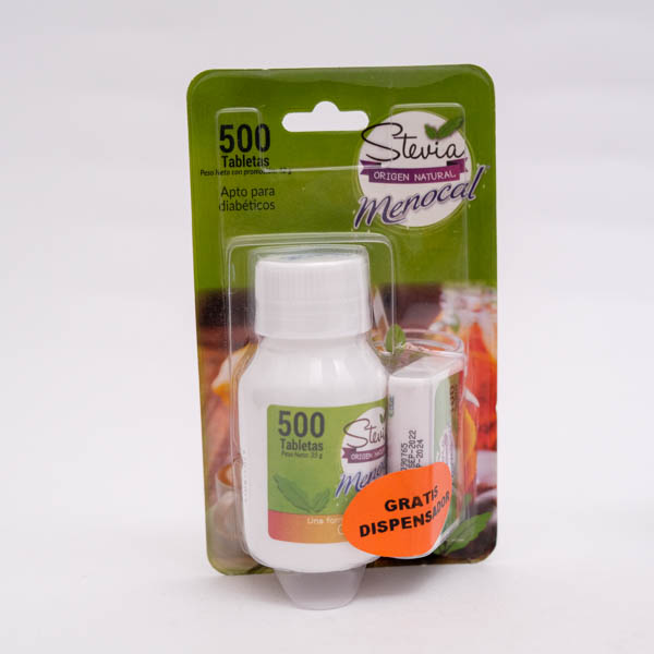 MENOCAL STEVIA 500 GTS DISPENSA X 100 TAB ECAR