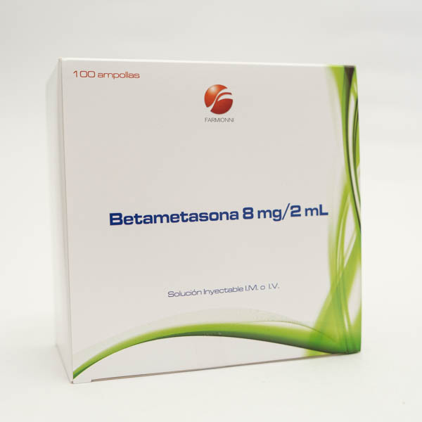 BETAMETASONA AMP 8MG X 100 FARMIONI