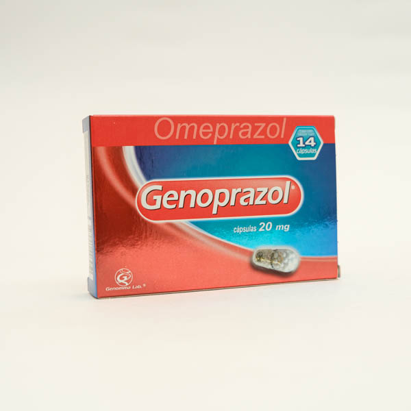 GENOPRAZOL CAP 20MG X 14  GENOMA LAB