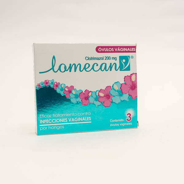 LOMECAN OVULOS 200MG X 3  GENOMA LAB