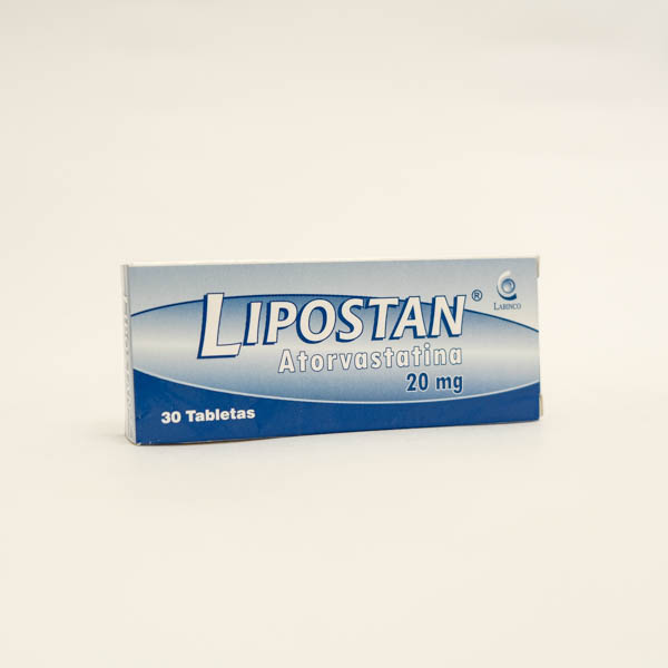 ATORVASTATINA TAB 20MG X 30 LIPOSTAN LABINCO