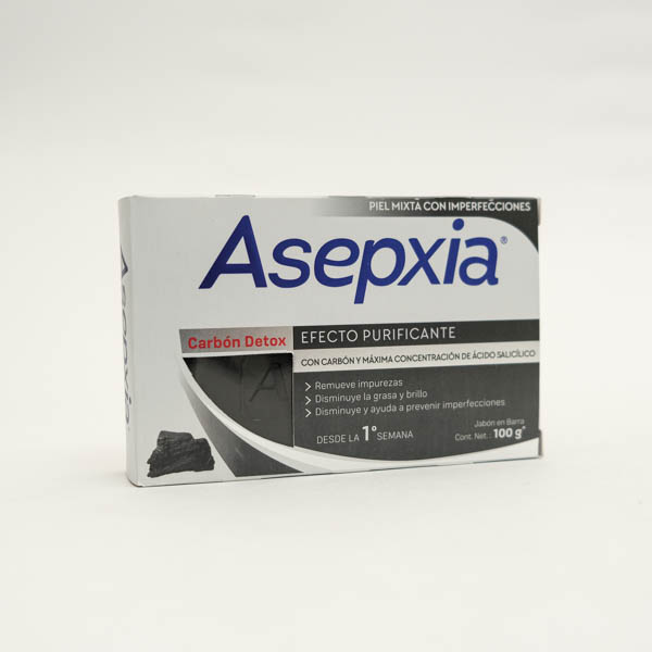 ASEPXIA JABON CARBON X 100GR  GENOMA LAB