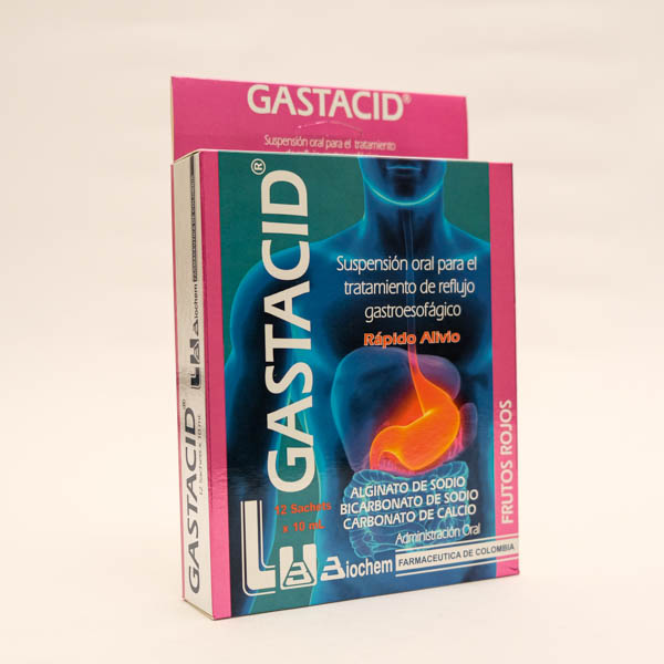 GASTACID 10ML SACHET X12 FRUT ROJOS BIOCHEM