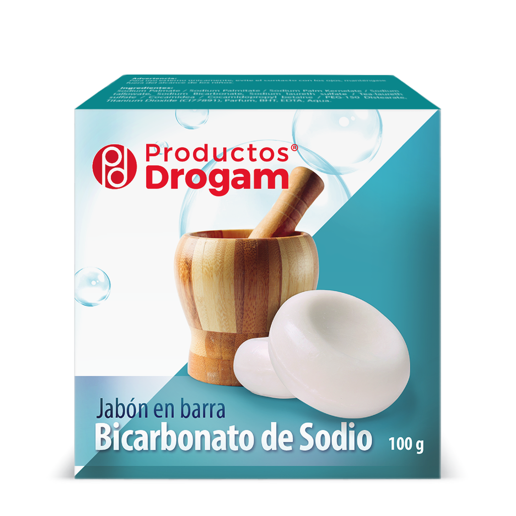 JABON BICARBONATO DE SODIO X 100GR  DROGAM