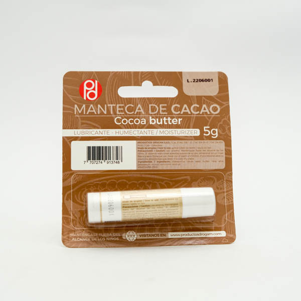 MANTECA DE CACAO LABIAL X 5GR  DROGAM