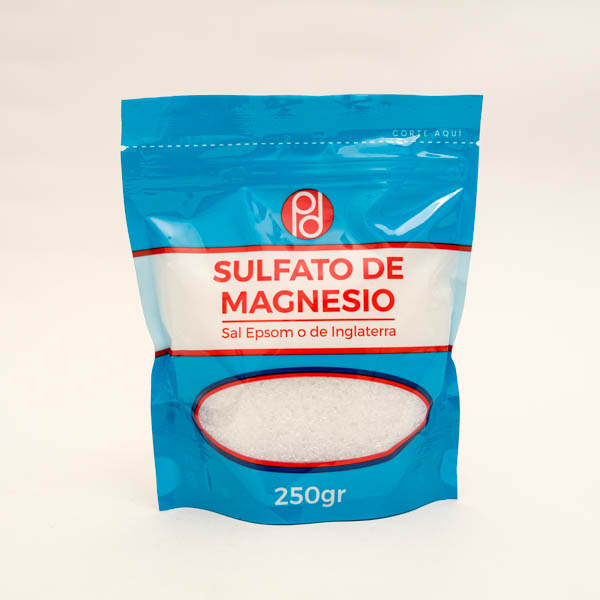 SULFATO DE MAGNESIA BOLSA X 250GR DROGAM