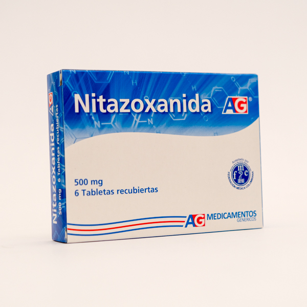 NITAZOXANIDA TAB 500MG X 6 AG