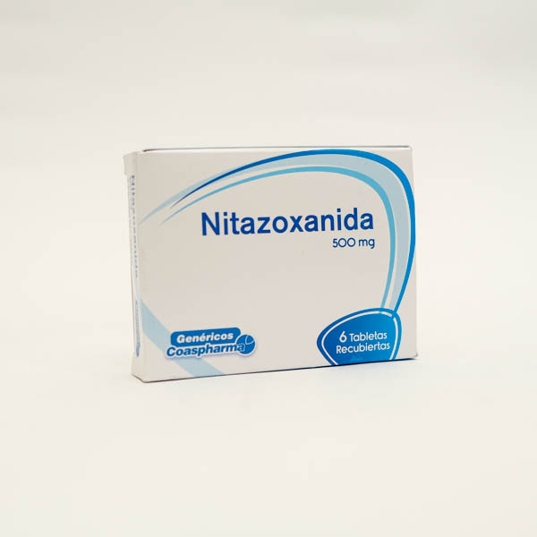 NITAZOXANIDA TAB 500MG X 6  PC