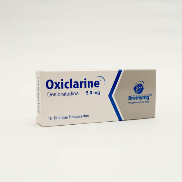 OXICLARINE TAB 5MG X 10 DESLORATADINA BREMYMG